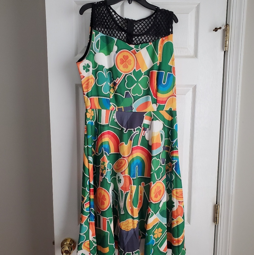 Lucky Charms Fit and Flare Dress